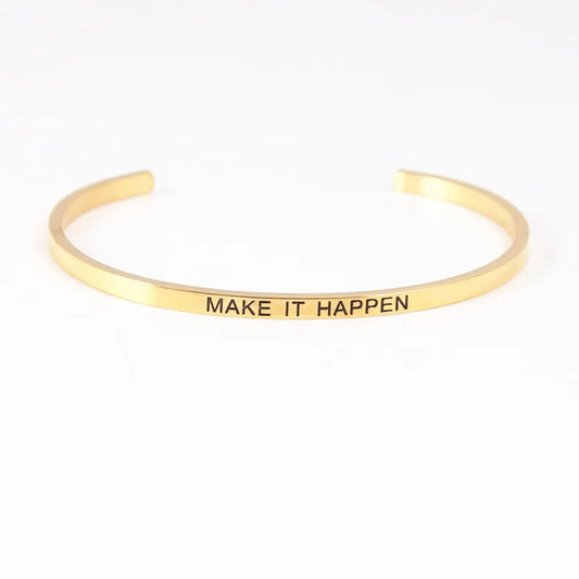 Bracelet Believe "Make it happen"