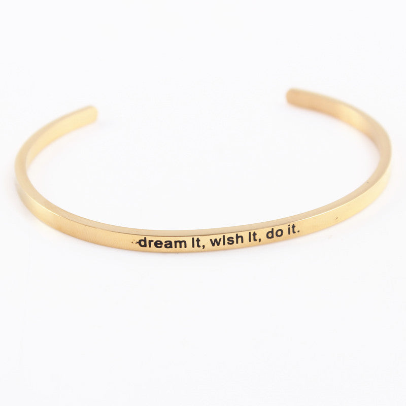 Bracelet Believe "Wish it, Do it"