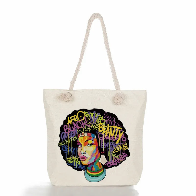 Tote Bag Afro Beauty